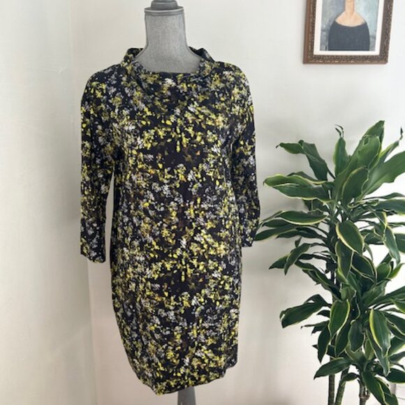 COS black and yellow print dress / tunic - Picture 3 of 6